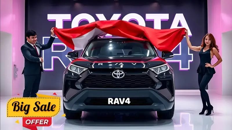 Toyota RAV4 2025 – Smart Features, 37kmpl Mileage, 5-Star Safety Rating & Luxurious Interior at Just 10,999 EMI Monthly!